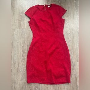 B. Darlin Red Detailed Bodycon Dress - Size 2